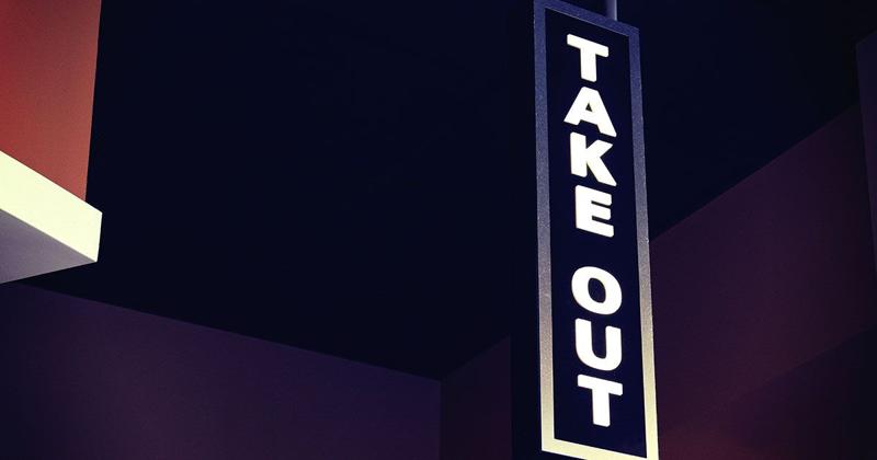 英語のtake outのイメージ