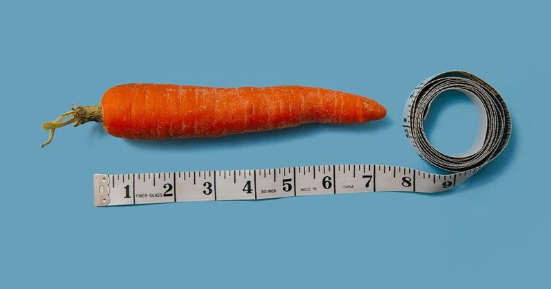 長さを測っているイメージ