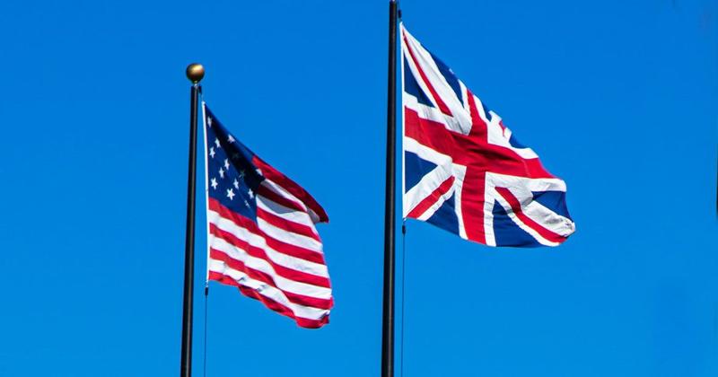 アメリカ英語とイギリス英語のイメージ