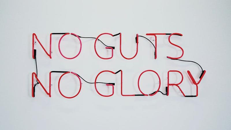 英語の単語「ガッツ」のイメージ