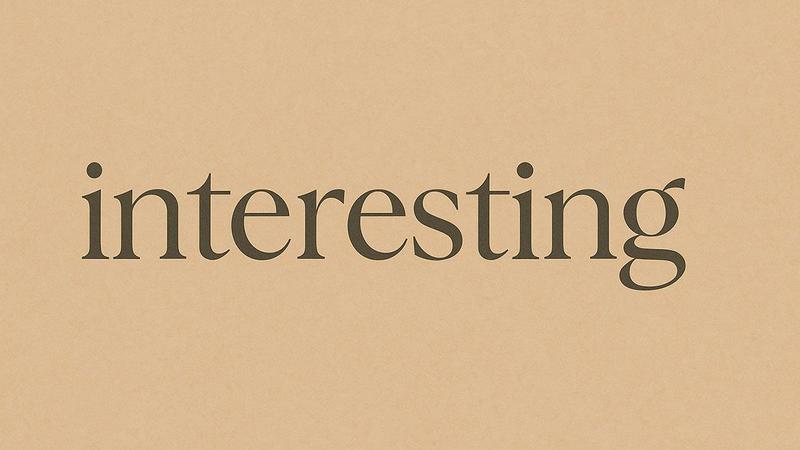 英語の「interesting」のイメージ
