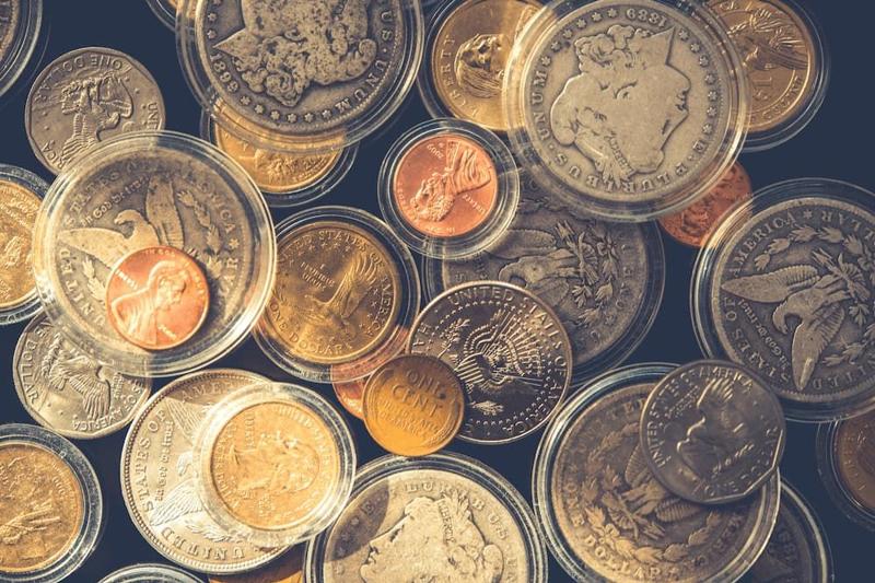 Vocabulario de moneda americana en inglés: dime, quarter, penny - Banner