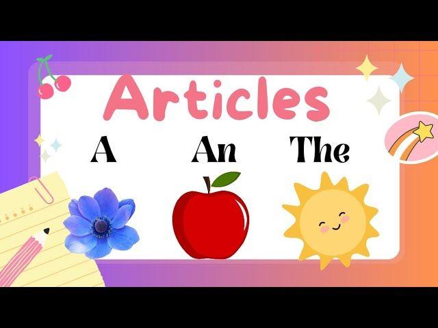english articles