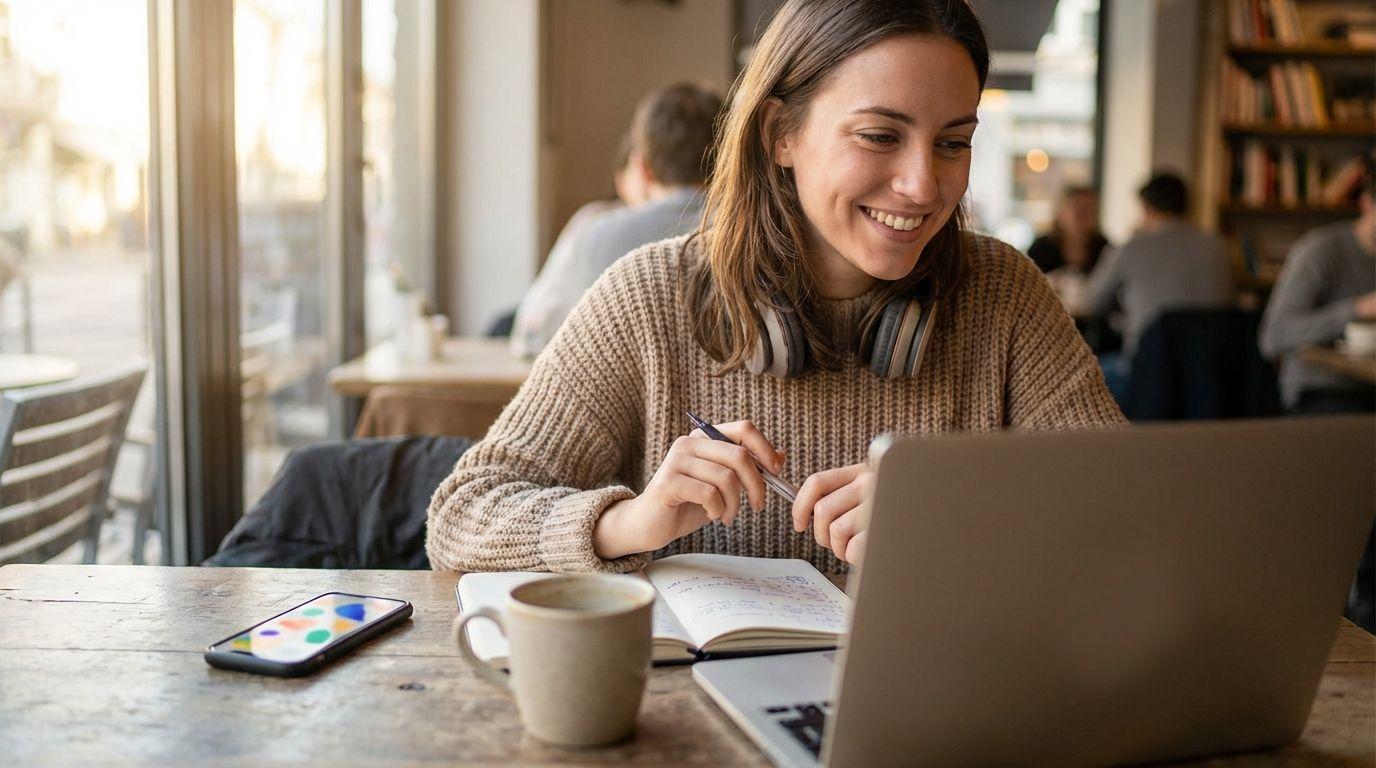 Office and workplace vocabulary in Portuguese - Banner