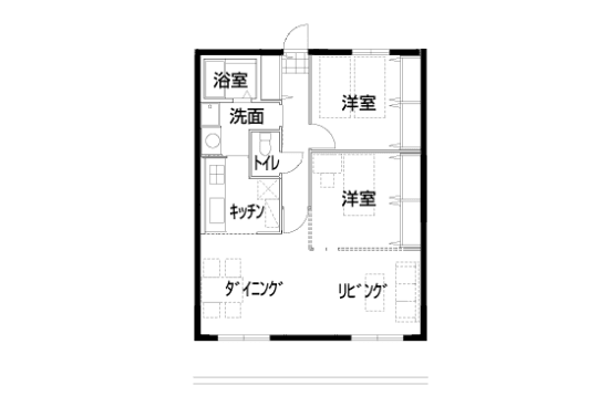 Japanese different rooms layout