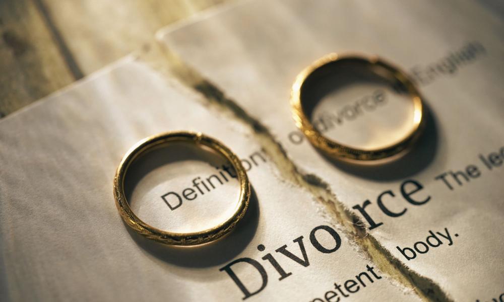 Vocabulario de divorcio y separación en inglés - Banner