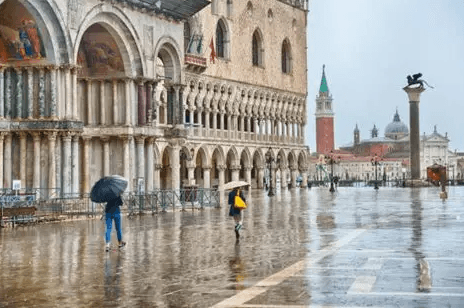 Talking about the weather in Italian - Banner