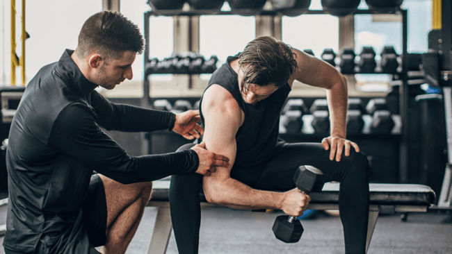 Vocabulario de fitness y gimnasio en inglés - Banner