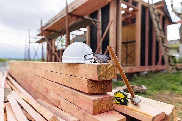 Materiales de construcción en inglés: brick, concrete, drywall - Banner