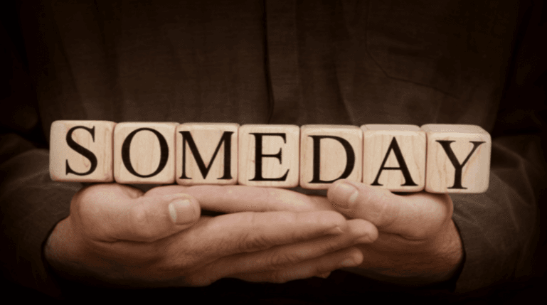 いつかを表すイディオム:someday - Banner