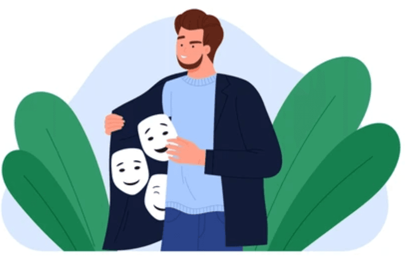 建前を表すイディオム:表向き - Banner