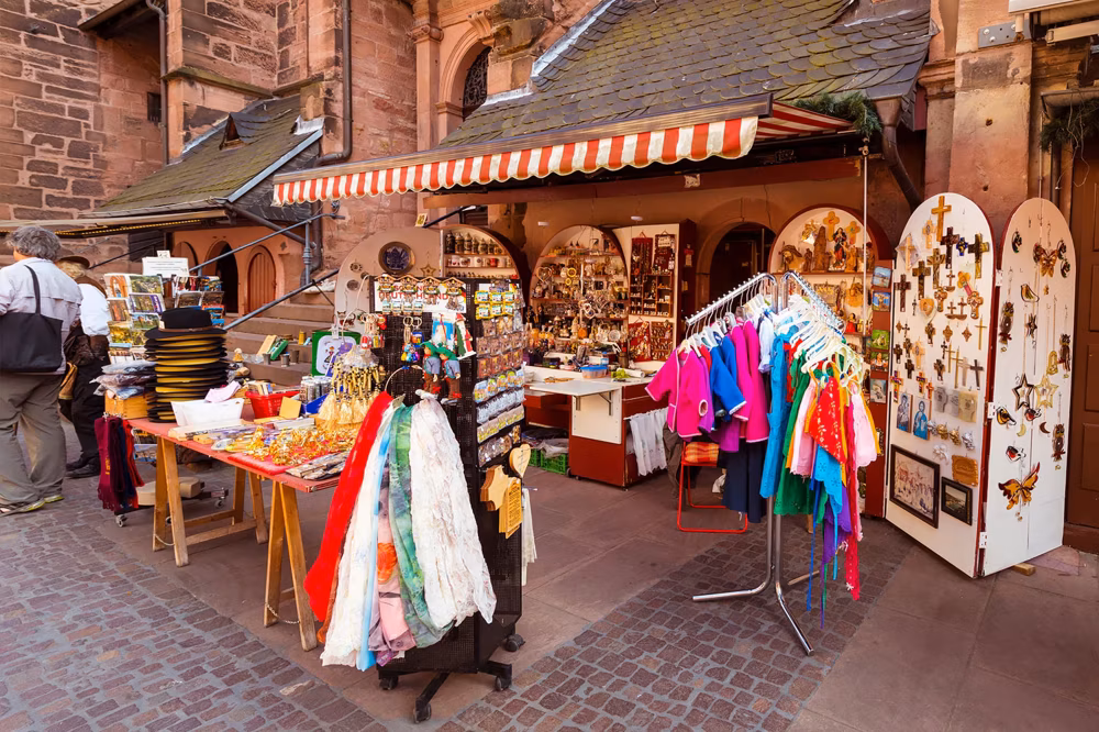 Shopping and market vocabulary in German - Banner