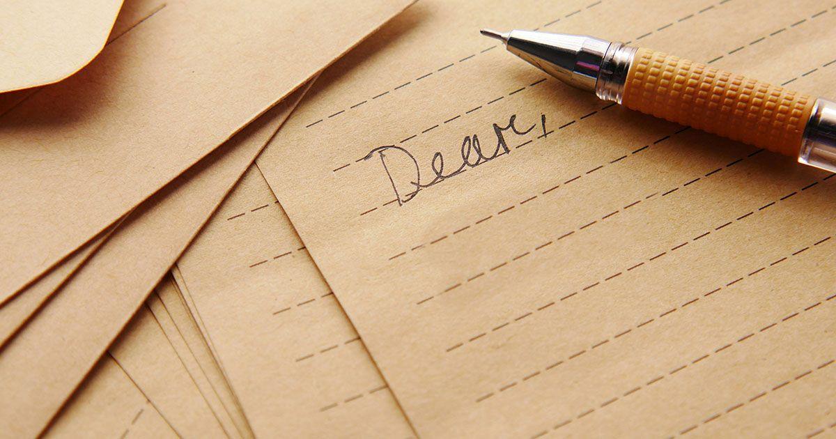 英語のフォーマルレターのイメージ