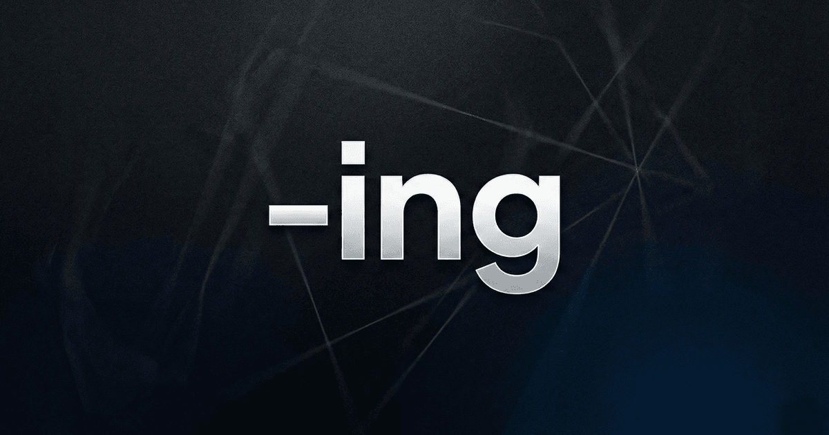 英語の現在分詞「-ing」のイメージ