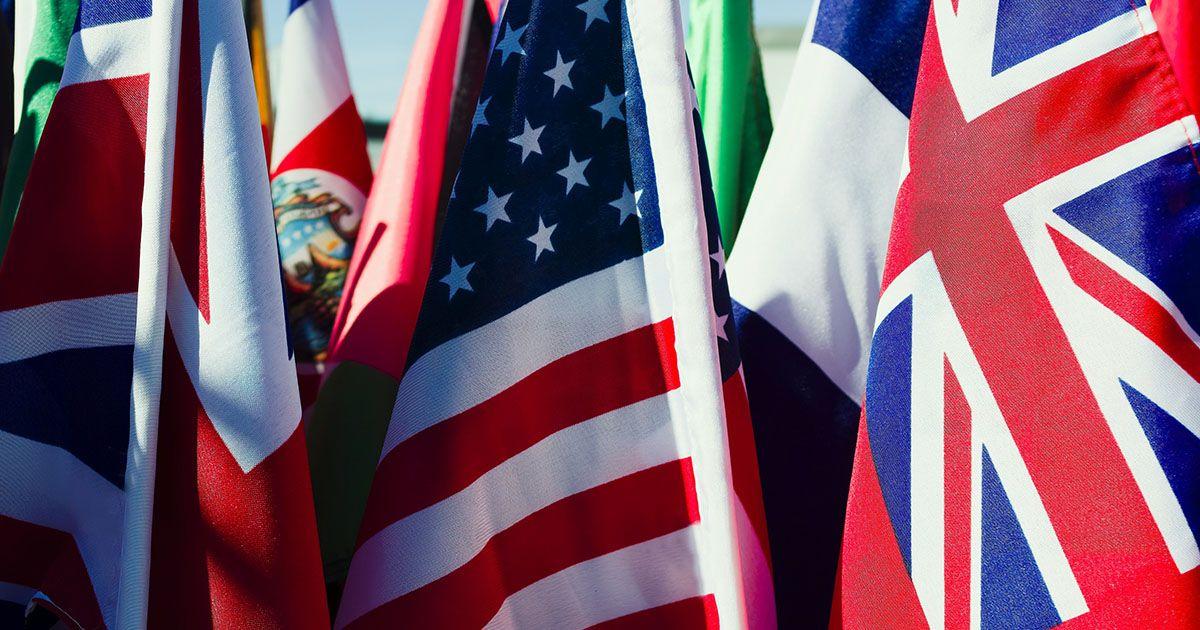 アメリカ英語とイギリス英語のイメージ