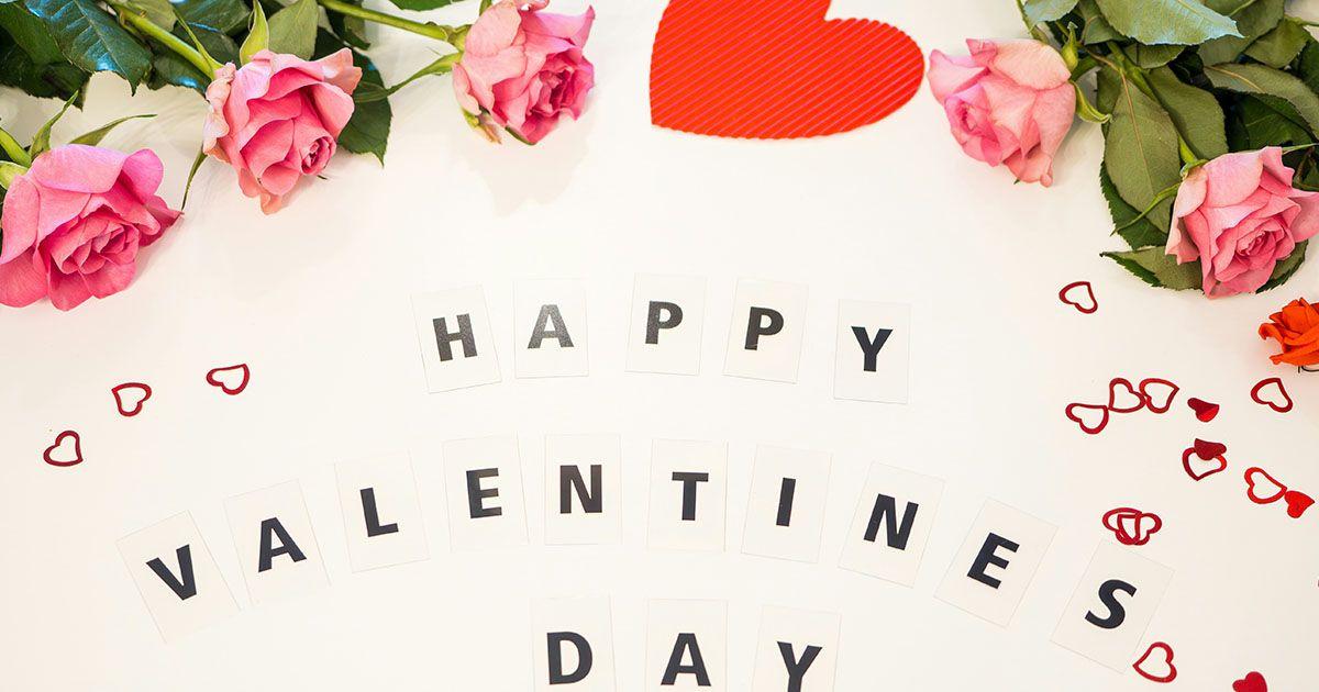 英語のバレンタインの表現「Happy Valentines Day」のイメージ