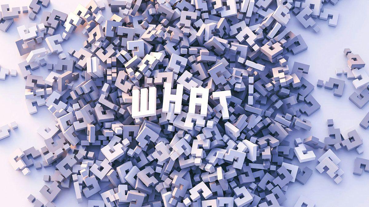 英語の疑問文「What」のイメージ