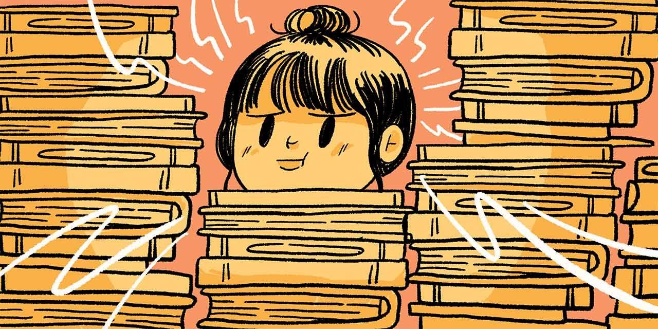 girl learning japanese