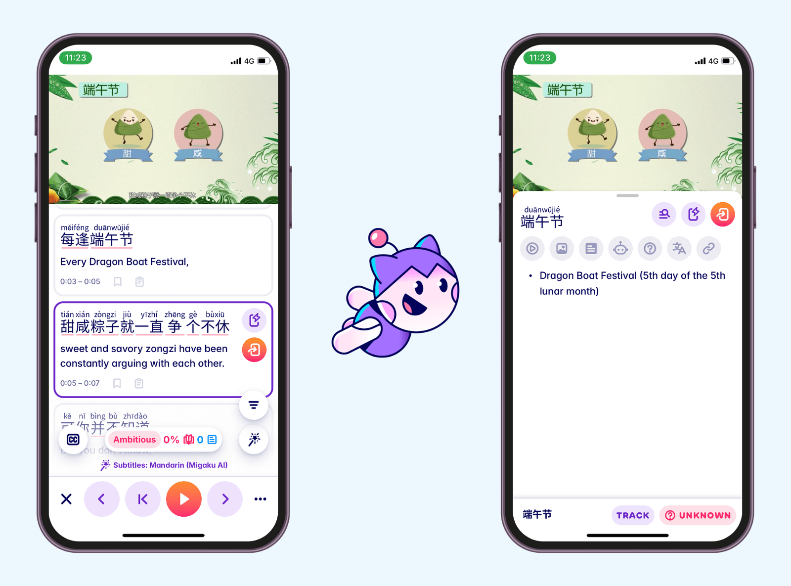 chinese seasons - learn chinese dragon boat festival with Migaku