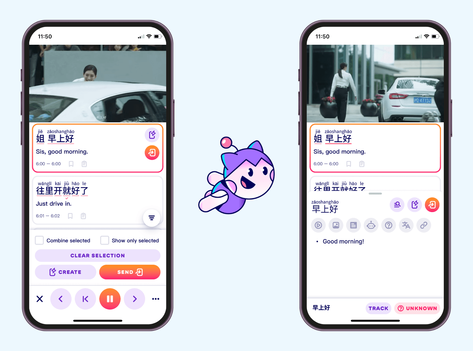 Improve Chinese speaking with Migaku App