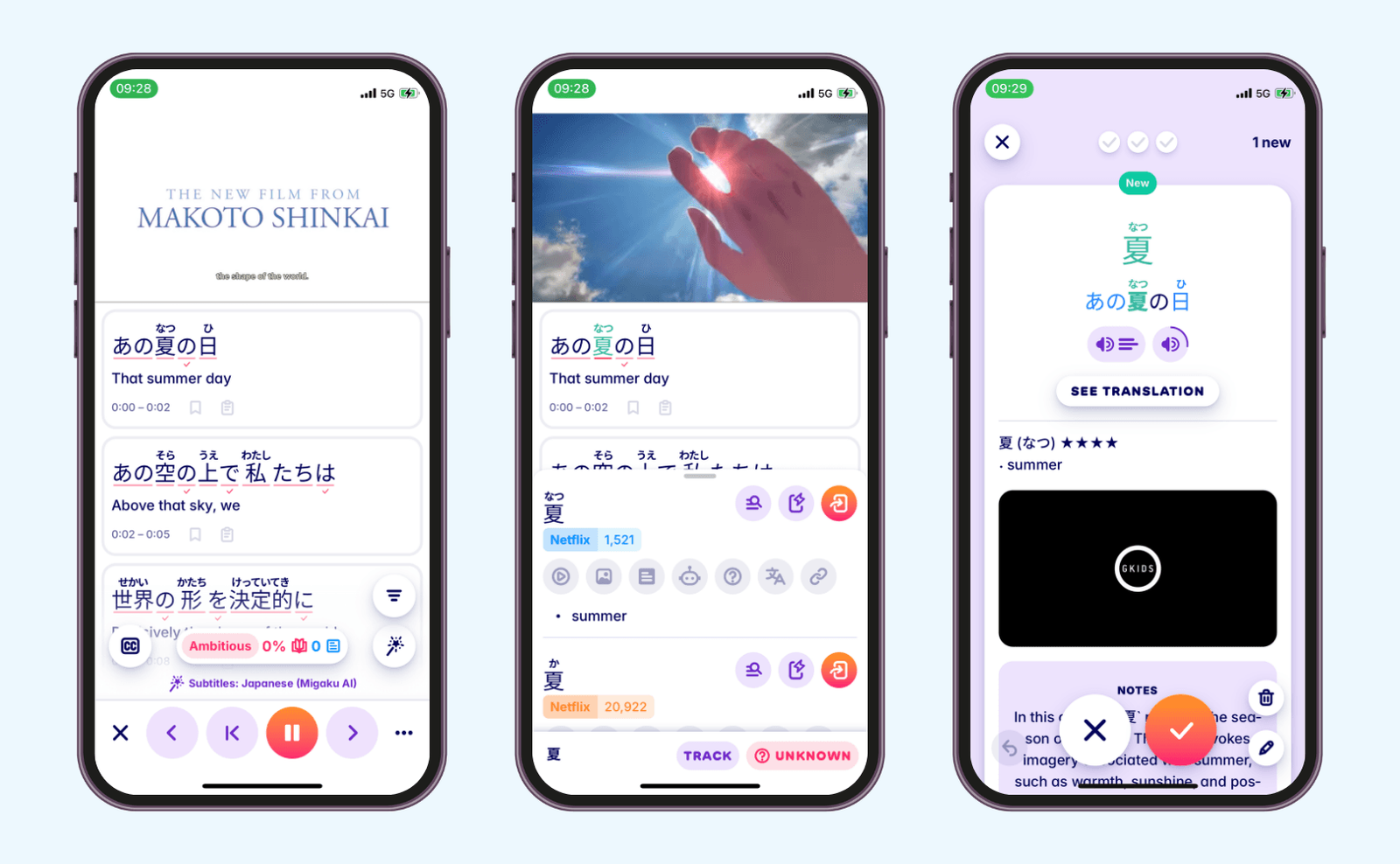 Learn different ways to say sorry with Migaku