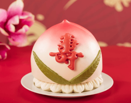 Longevity peaches for the elderly birthday