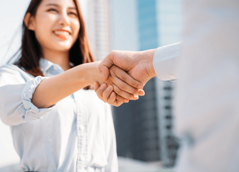 Greeting someone for the first time - Banner